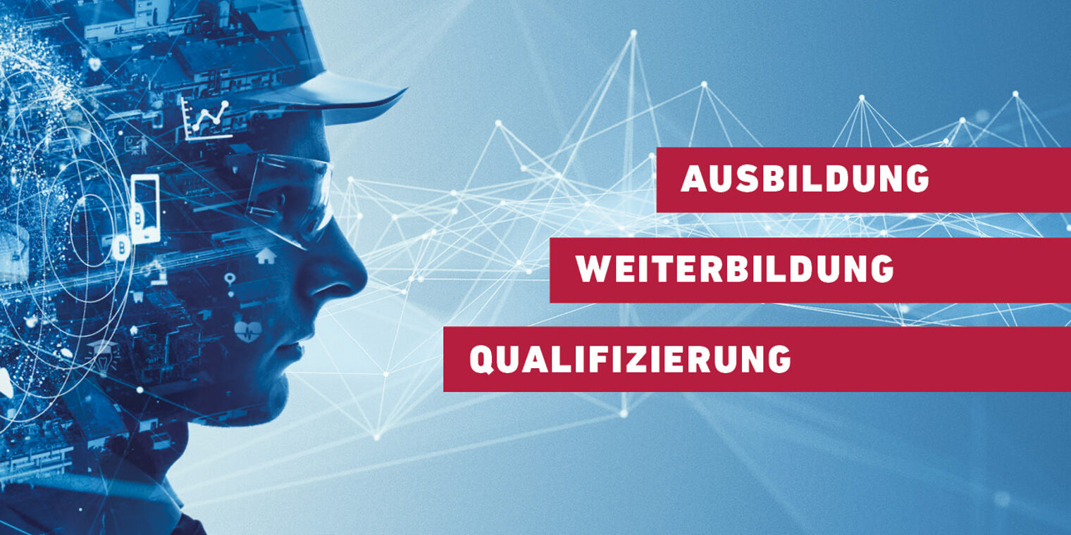 Mann mit Schutzhelm