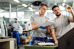 Qualitätseigenkontrolle/Werkerselbstprüfung