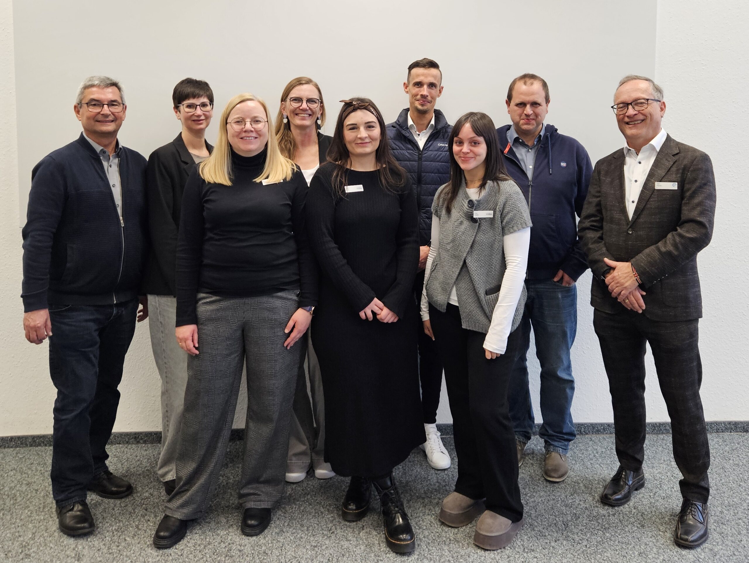 Projektpartner von BBT, Vatter Bildungszentrum, Jobcenter Tuttlingen und Agentur für Arbeit bei der Qualifizierungsmaßnahme Fachkraft in der Produktion